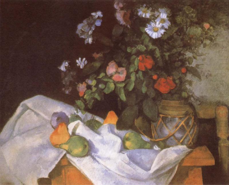 Paul Cezanne Still life with Flowers and Fruit china oil painting image